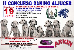 Concurso Canino Aljucer -Murcia -2016