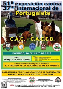 Exposición Canina Portugalete - Bizkaia 2016