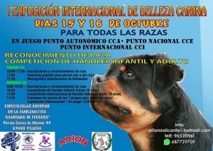 Exposición Internacional Canina en Villena